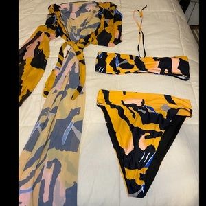 Never used yellow bikini